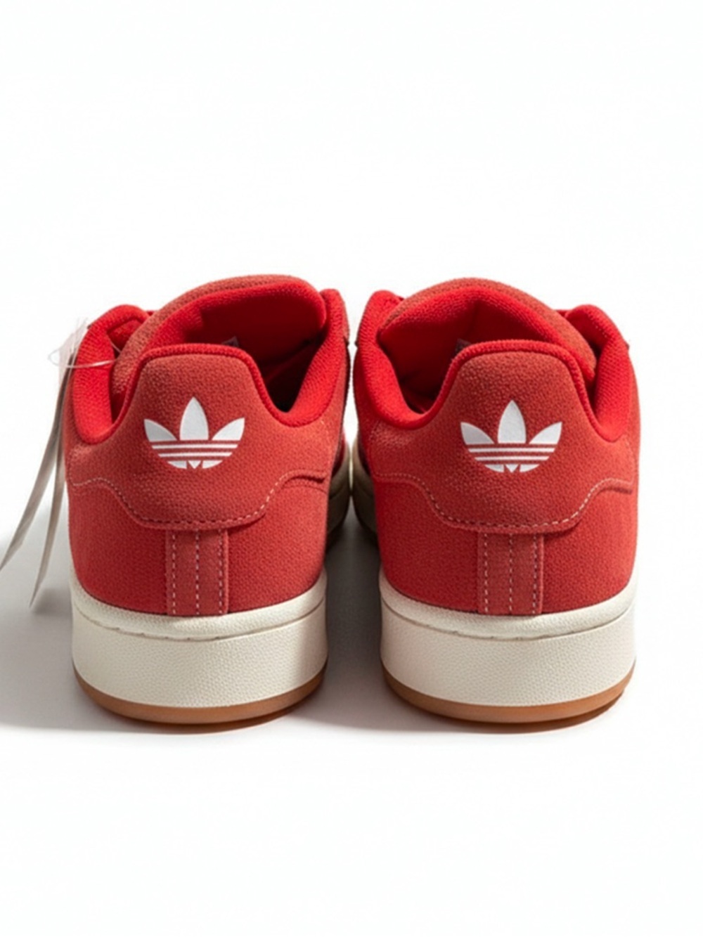 Adidas Campus Red Suede Sneakers Men’s Size 10 New Extra Laces Classic Shoes - Picture 3 of 8